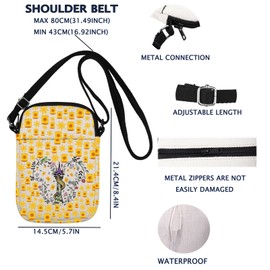 Crossbody Bag Tangled Lover Gifts Fairy Tale Gift Princess Fans Canvas Crossbody Bag (R CB CA)