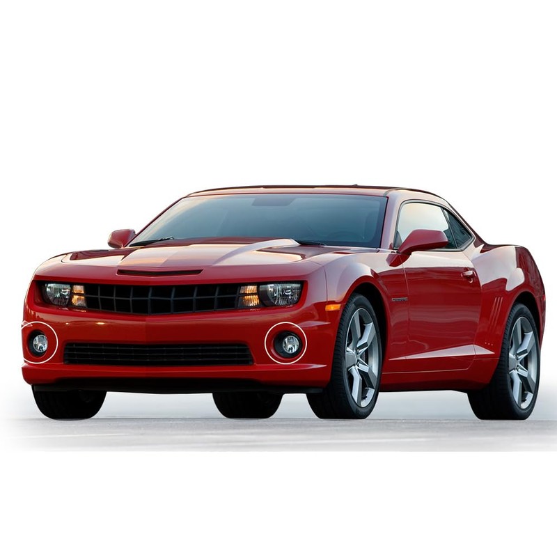 ALLGOOD Fog Lights w/Bulbs, Compatible with Chevy Camaro 2010-2013, Front