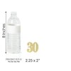Gold Glitter 30 - No-Mess Real Gold Glitter Cut-Out Numbers