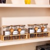 Yangbaga Glass Sugar Coffee Canister with Shelf, 3 x 45OZ