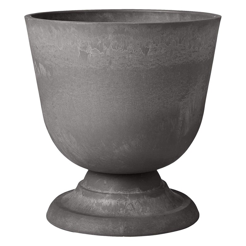 Arcadia Garden Products PSW BC38CT Classical Urn, 15", Cement Color,