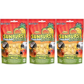 Higgins 3 Pack of Pineapple Mango Bird Treat, 0.5 Ounces Each, for Conures, Parrots and Macaws