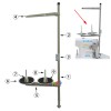 CKPSMS Thread Stand With 2 Spools FOR Industrial Sewing Machines