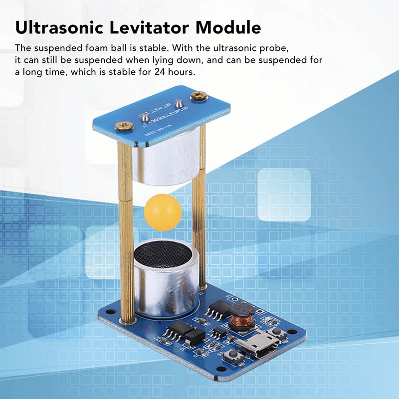 Ultrasonic Suspension Module Acoustic Levitator Standing Wave Controller for DIY