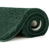 MIULEE Dark Green Absorbent Bath Rugs Soft Bathroom Mats Non-Slip
