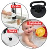 2 Pieces Plastic Sink Plug with Easy Lift Grab Handle,Anti-Smell