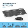 Wireless Keyboard Mouse Combo, 2.4G Compact and Ultra Slim Wireless