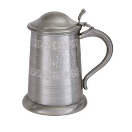 Wentworth Pewter Medieval Hunting Scene Tankard