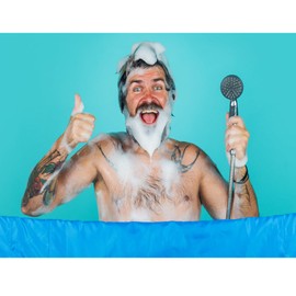 Balea Men Shower Gel Fresh * 3-in-1 Body Face Hair * 300 ml Vegan // Men's Shampoo