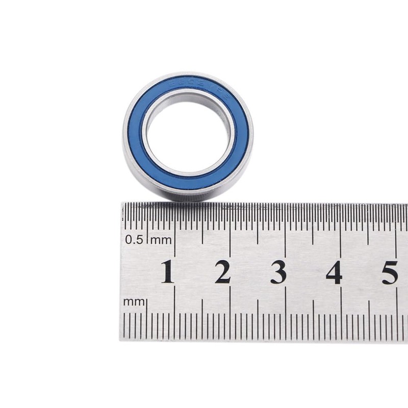 Vctitil - Rodamiento giratorio para bicicleta, 4 piezas, 6802 VRS