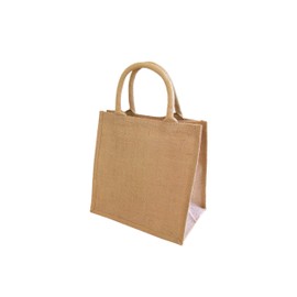 Wholesale Jute Hessian Medium Shopping Bags, No. of Bags: 5, Size: Medium Shopper (M3) 30x30x20cm