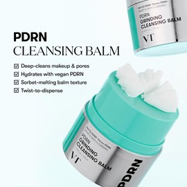 VT PDRN Grinding Cleansing Balm 50ml - Bálsamo Limpiador Suave e Hidratante con PDRN Vegano, Centella Asiática y Ceramidas