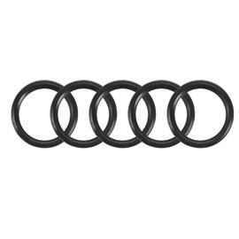 sourcing map Pack of 50 O Ring Sealing Rings Rubber Seal 3.8 mm AD 2.8 mm ID 0.5 mm Thickness Nitrile Rubber NBR Washer Seal Kit for Sealing Elements Tap Connector Repair Car