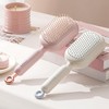 OWill Hair Brush,Retractable Air Cushion- One-Click Hair Removal, Anti Breakage
