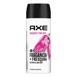 Axe desodorante en aerosol para mujer anarchy 48 horas de máxima frescura y fragancia dulce 150 mL