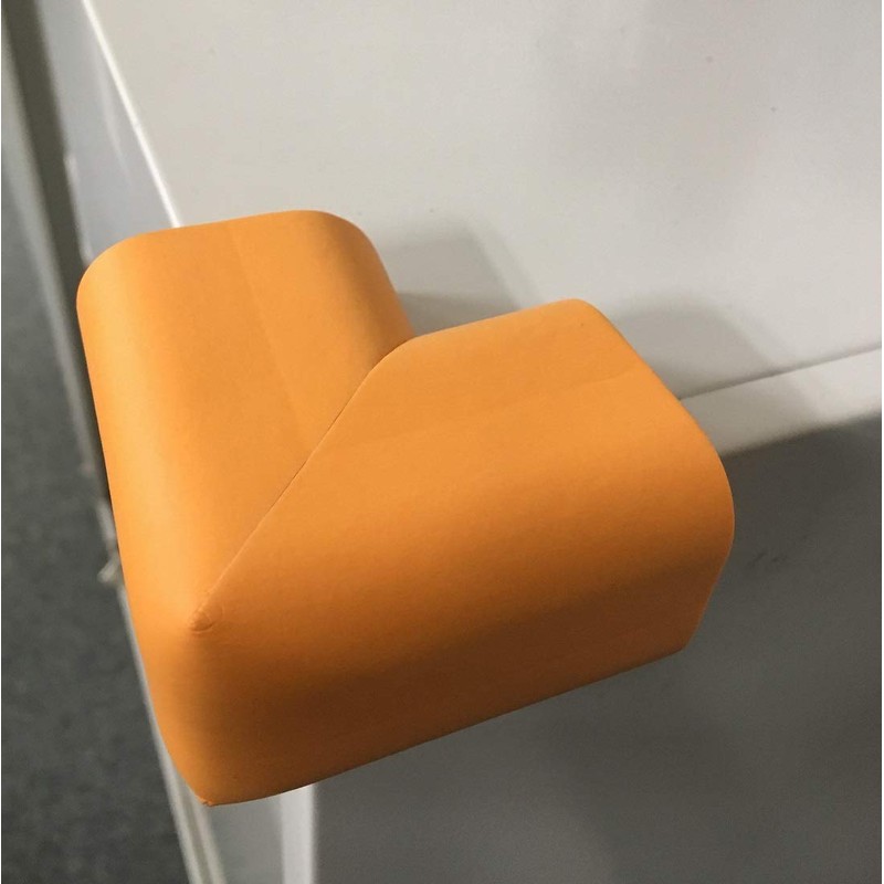 Safety Cushion (L-Shaped Corner Shape), Yellow, Size: Large, 2.8 x