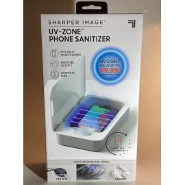 Sharper Image UV-Zone Phone Sanitizer. New In Box!!