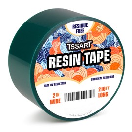 TSSART Resin Tape for Epoxy Resin Molding - Thermal Silicone Adhesive Tape, Oxidation and High Temperature Resistance Easy Peeling, Epoxy Release Tape - 2 inch Wide 216FT Long