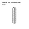 sourcing map Ball Point Set Screws, M4 x 16mm 304
