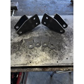 Mfab traction bar mount set / traction bar mounting kit (3/4” Bolt Holes 4” Axle)