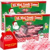Mini Candy Canes Peppermint Flavored | Red & White Stripes