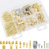 260pcs Picture Hanging Kit, Picture Hanger Assortment, Heavy Duty Frame