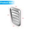 CGEAMDY Car Hood Vents, Universal Car ABS Decorative Air Flow