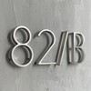 HASWARE Floating House Number Plate: 5" (12cm) Modern Door Sign
