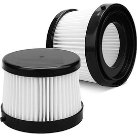 2 Pack DCV5011H Replacement DCV501HB Hepa Filters. Compatible with DEWALT DCV501HB 20V Cordless Handheld Vacuum. Replaces Part # DCV5011H