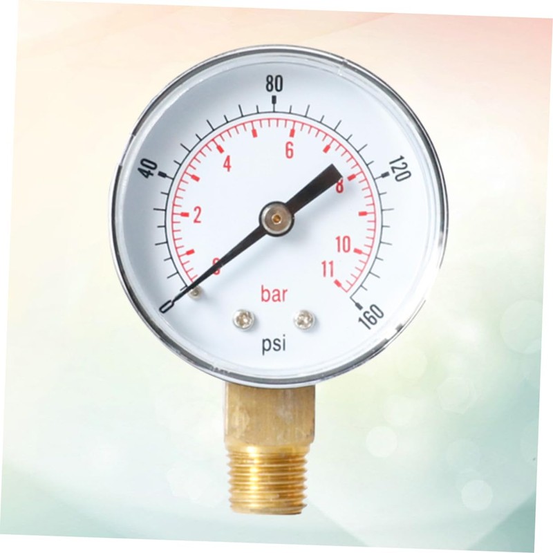CHILDWEET Psi High Precision Npt Pressure Gauge for Compact Design