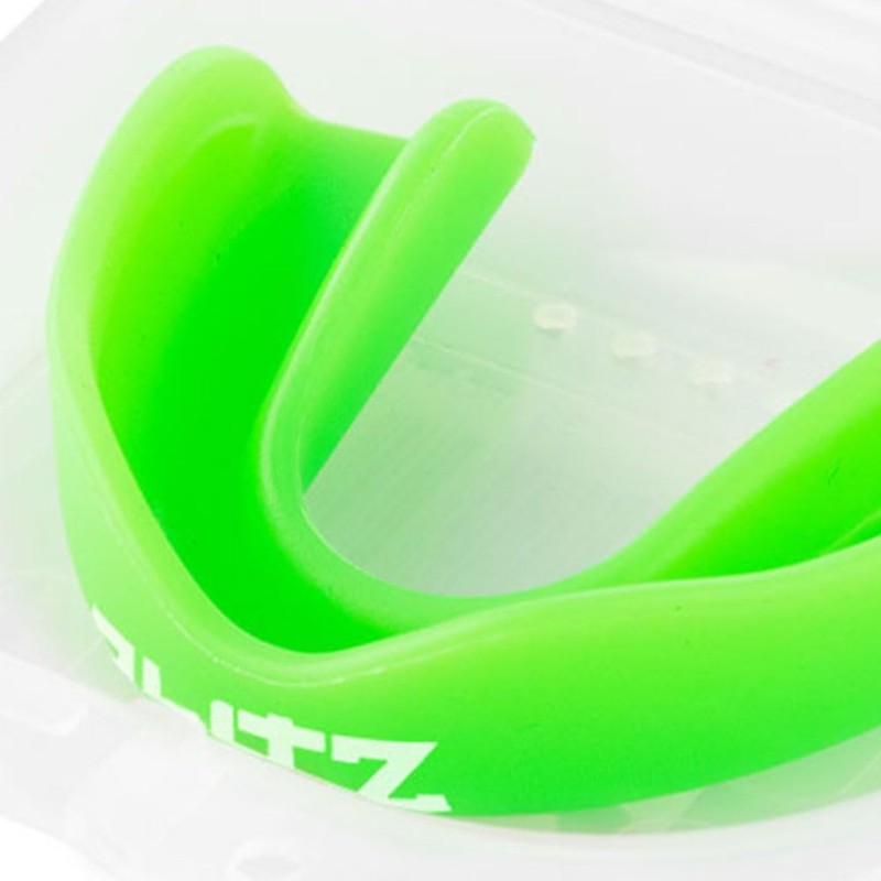 Blitz Single Layer Mouth Guard - Blue - Senior