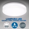 EGTMA Lámpara Led Empotrado Luz Fria Y Calida 18w