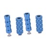 2 Pair Motorcycle Brake Foot Peg CNC Process Plating Precise