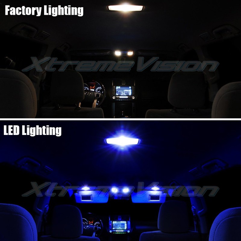 XtremeVision Interior LED for Ford Mustang 1994-2004 (5 Pieces) Blue