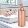 Soap Dispenser Copper 304 Stainless Steel Rose Gold Soap Bottle,