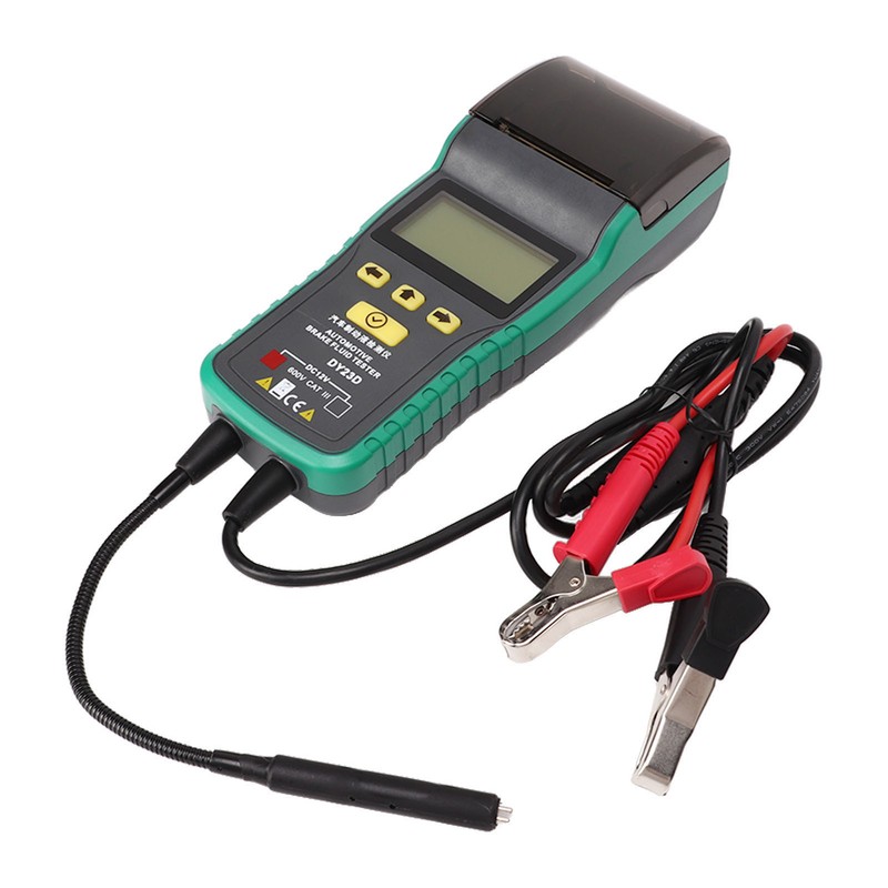 Car Brake Fluid Tester LCD Display Printing Audible Visual Alarm