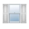 Ekena Millwork LP2C14X04200WH Custom Two Equal Panels, Raised PanelShutter (Per