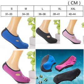 Delaman 1 Pair Socks Non-Slip Swimming Outdoor - for Scuba Diving Surfing Beach Sea Pool (Color : Rose, Size : XL)