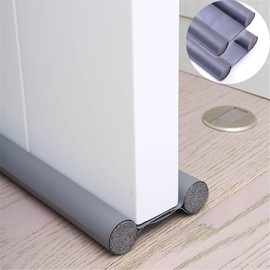 AUTUCAU Under Door Draft Stopper 37 inches Adjustable Insulation Double-Sided Sound Proof Door Air Draft Blocker for Noise Light Smell Stopper,Upgraded Version