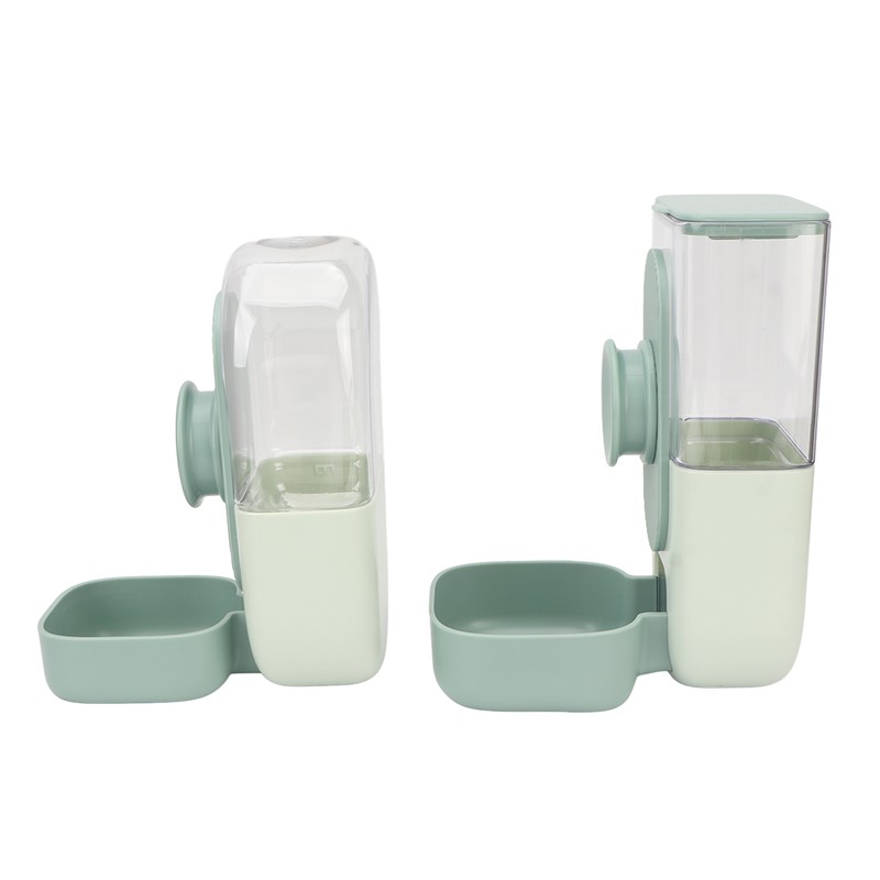 Hanging Automatic Food Water Dispenser Safe Cage Cat Food Water