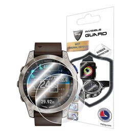 IPG for GARMIN D2 Mach 1 Smartwatch Hydrogel Screen Protector (2 Units) Invisible HD Clear Film Anti Scratch Guard-Smooth/Self-Healing/Bubble Free for Mach1
