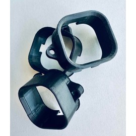 Generic Mount for Outdoor Permanent Lights Bracket for Soffit, eave, Fascia, Clip, Compatible Govee Mounts for Installation H706 (Black)