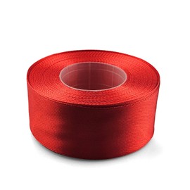 Netuno 1 x Satin Ribbon Red 38 mm x 32 m Red Ribbon Gift Ribbon Red Decorative Ribbon Fabric Ribbon Satin Ribbon Red Ribbon Gift Packaging Decoration Satin Ribbon Roll Red Ribbon Silk