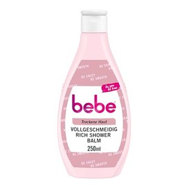 Bebe Duschgel, Rich Shower Balm, mit Sheabutter und Mandel√∂l, f√ºr trockene Haut, 6 x 250 ml
