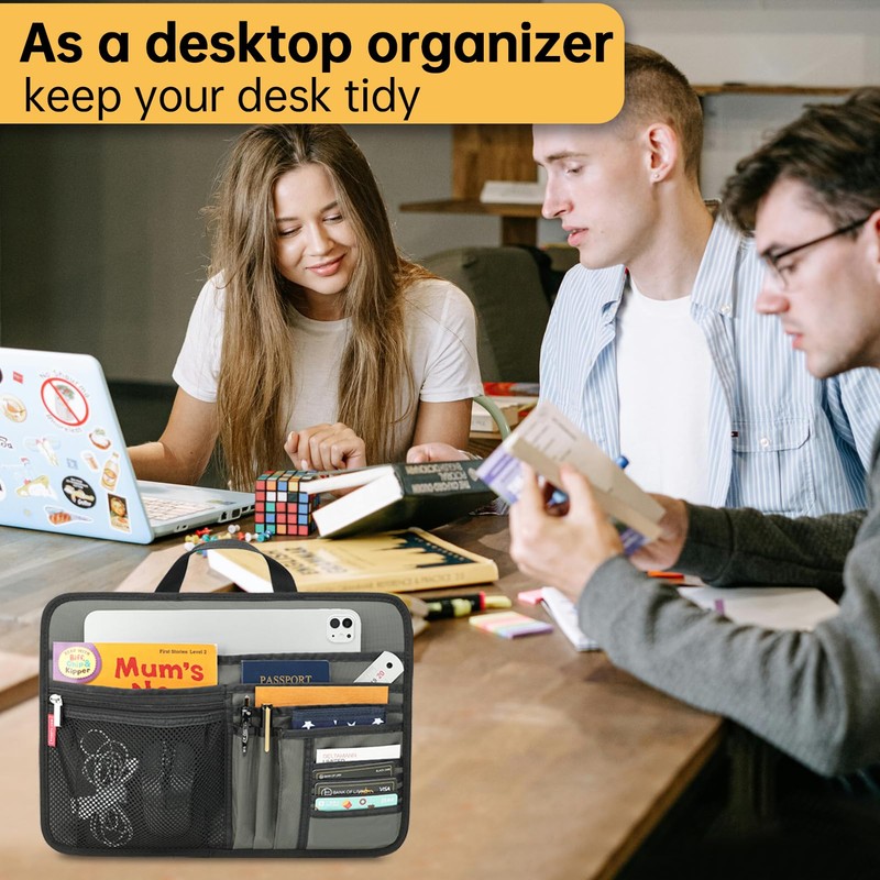 Large Briefcase Insert Organizer for Work Office File Document Laptop