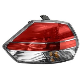 TRQ Left Rear Tail Light Assembly Driver Side Fits 2014 2015 2016 Nissan Rogue