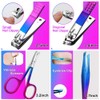 SHICEN Manicure Set, Professional Nail Clippers Kit, Pedicure Care Tools,