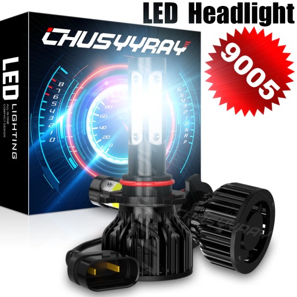 CHUSYYRAY LED Headlight Kit HB3 9005 High Bulbs For GMC