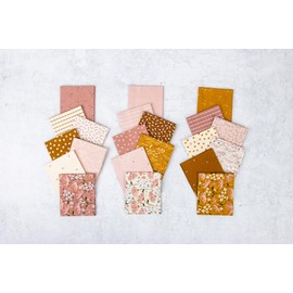 Simple Simon & Company Blush 'n Butterscotch 40 2.5-inch Strips Jelly Roll Riley Blake RP-15590-40