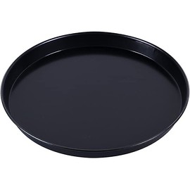 Facilemarket Non-Stick Round Pizza Baking Mould High Edges Made of Blue Tin (Iron Blue) Resistant up to 280° 28 cm Diameter x 2.5 cm (Altez)